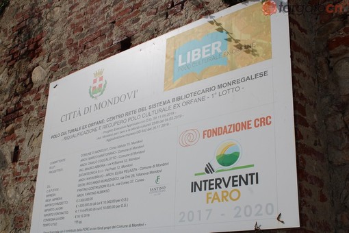 Mondovì, il13 luglio inaugura il secondo piano di “Liber - Polo culturale delle Orfane”
