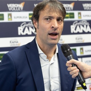 Matteo Battocchio a fine gara: "Verona ci ha battuti con la sua arma migliore" (Foto VeronaVolley Campagnola)