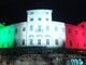 Egea illumina il castello di Magliano Alfieri con il tricolore