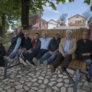 Il sindaco Marco Andriano con la squadra che lo ha accompagnato nelle elezioni 2019
