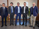 (Da sx. Giuliano Fontanesi e Andrea Ramonda, Amministratore Delegato e Presidente della nuova società Sostelia S.p.A., il Presidente Esecutivo e Amministratore Delegato del Gruppo Hera Cristian Fabbri e Orazio Iacono, e Stefano Speziali, Vicepresidente di Sostelia S.p.A.) (Da sx. Giuliano Fontanesi e Andrea Ramonda, Amministratore Delegato e Presidente della nuova società Sostelia S.p.A., il Presidente Esecutivo e Amministratore Delegato del Gruppo Hera Cristian Fabbri e Orazio Iacono, e Stefano Speziali, Vicepresidente di Sostelia S.p.A.)