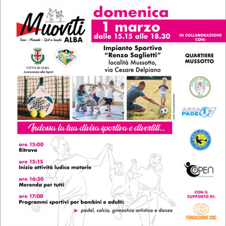 Domenica 1 marzo indossa la tua divisa e divertiti a “Muoviti Alba” Domenica 1 marzo indossa la tua divisa e divertiti a “Muoviti Alba”
