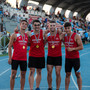 Milanesio, Martinelli, Viotti, Vera (foto grana fidal) Milanesio, Martinelli, Viotti, Vera (foto grana fidal)