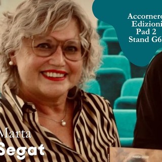 La scrittrice albese Marta Segat al Salone del Libro di Torino con il romanzo “Bora Scura” La scrittrice albese Marta Segat al Salone del Libro di Torino con il romanzo “Bora Scura”
