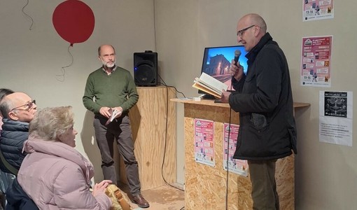 Il curatore del libro Paolo Calvino e Marco Craveri uno dei 14 autori