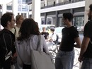 Maturandi all'esterno del Pellico-Peano di Cuneo