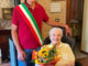 Maria Pia Beccaria, 101 anni, con il sindaco Donadio