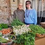 Un produttore del Mercato della Terra di Bra Un produttore del Mercato della Terra di Bra