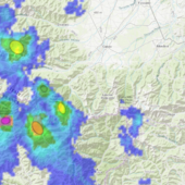 La situazione immortalata dai radar di Arpa Piemonte alle 15.55 di oggi, domenica 31 maggio La situazione immortalata dai radar di Arpa Piemonte alle 15.55 di oggi, domenica 31 maggio