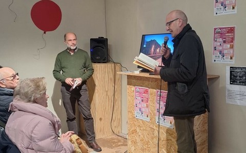 Il curatore del libro Paolo Calvino e Marco Craveri uno dei 14 autori