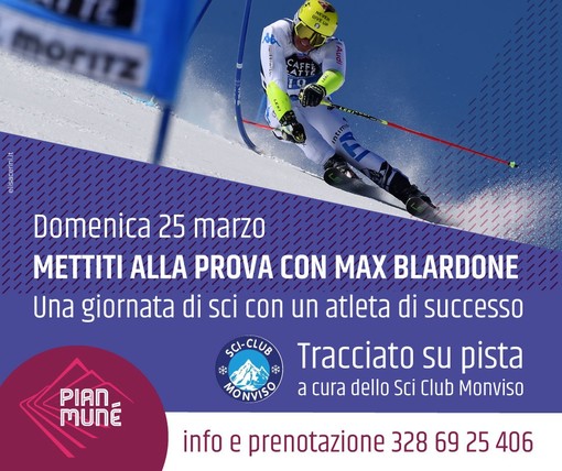 Pian Munè: due giorni a stretto contatto con l’ex campione della Nazionale Azzurra di sci Max Blardone