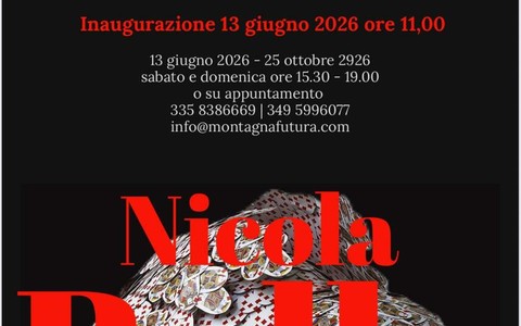 Locandina della mostra di Piero Bolla Place of illusions nel comune di Rittana