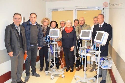 Sanità: l'associazione ASSO dona quattro monitor agli ospedali di Mondovì e Ceva (FOTO)