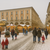 Immagine realizzata da I.A. e sono state usate per creare l'atmosfera natalizia.