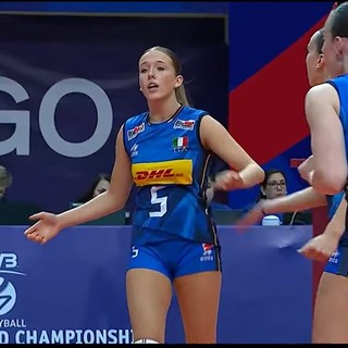 Matilde Borello in campo contro gli Usa