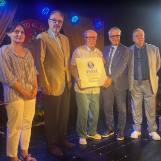 Stefania Allasia, Domenico Pace, don Silvio Mantelli, Andrea Baioni e Peter Din