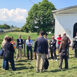 Il sopralluogo alla Cappella di San Bernardo, in località Cascina Buscarino di Margarita