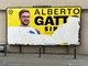 Alba, vandalizzato manifesto elettorale Alberto Gatto in corso Piave