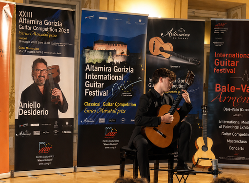 Il borgarino Nicolò Bertano conquista il 2° Premio al Gorizia Guitar Competition Il borgarino Nicolò Bertano conquista il 2° Premio al Gorizia Guitar Competition