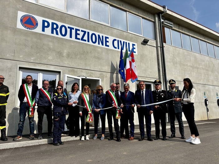 Saluzzo, inaugurazione della nuova sede di Protezione civile