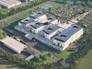 Nuovo ospedale di Savigliano, il rendering dall'alto Nuovo ospedale di Savigliano, il rendering dall'alto