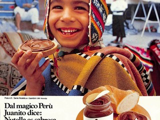 Nutella in una celebre campagna pubblicitaria