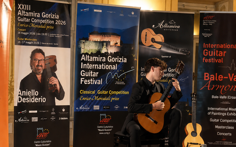 Il borgarino Nicolò Bertano conquista il 2° Premio al Gorizia Guitar Competition