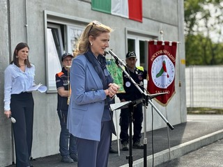Saluzzo, inaugurazione della nuova sede della Protezione civile nelal ex Caserma Filippi
