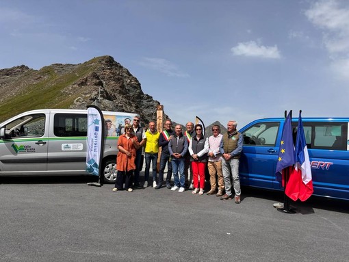 L'incontro della autorità italo-francesi sul Colle dell'Agnello
