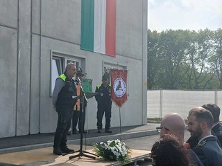 Saluzzo, inaugurazione della nuova sede della Protezione civile nelal ex Caserma Filippi