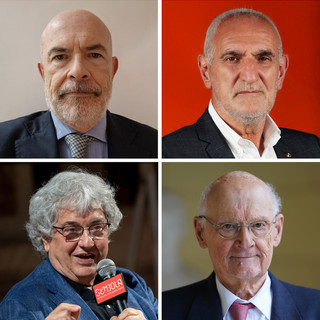 Da sinistra Alessandro Rinaldi, Silvio Barbero, Ermete Realacci e Stefano Zamagni Da sinistra Alessandro Rinaldi, Silvio Barbero, Ermete Realacci e Stefano Zamagni
