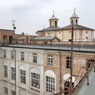 La sommità di palazzo Santa Croce