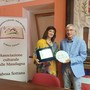 La premiazione della scrittrice francese Geraldine Giraud La premiazione della scrittrice francese Geraldine Giraud