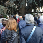 La manifestazione dello scorso venerdì in piazza Europa