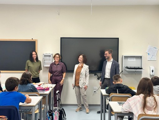 Primo giorno di scuola alla Pertini