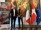 Da sinistra, l'Ambasciatore di Danimarca in Italia Peter Taksøe-Jensen e Davide Lauro, presidente ASD Fausto Coppi on the road, che organizza la granfondo Da sinistra, l'Ambasciatore di Danimarca in Italia Peter Taksøe-Jensen e Davide Lauro, presidente ASD Fausto Coppi on the road, che organizza la granfondo