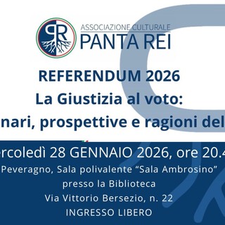 Referendum giustizia 2026: a Peveragno il via agli incontri di Panta Rei