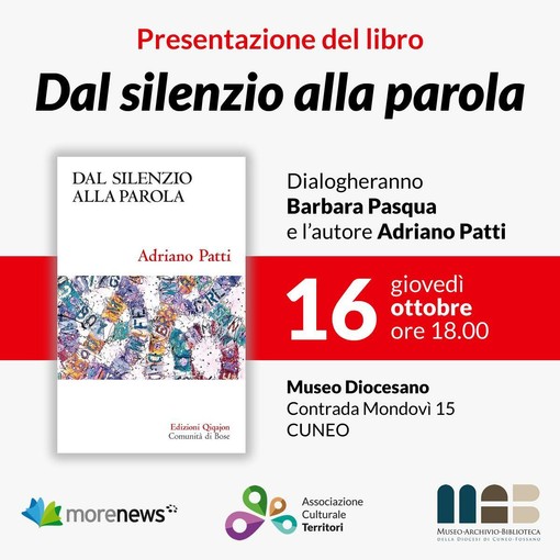 Una riflessione sulla parola con Adriano Patti al Museo Diocesano di Cuneo Una riflessione sulla parola con Adriano Patti al Museo Diocesano di Cuneo