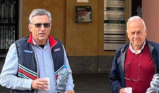 I consiglieri di opposizione Flavio Fraire e Giancarlo Panero