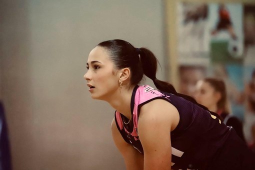 Petra Di Blasi in campo con la maglia dell'MTS Volley Academy Petra Di Blasi in campo con la maglia dell'MTS Volley Academy