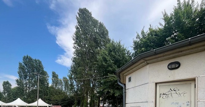 Parco Gullino, servizi igienici chiusi