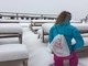 La prima neve scesa a Pian Munè
