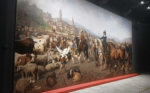 La Fiera di Saluzzo di Carlo Pittara nella nuova sede espositiva nel complesso della Castiglia