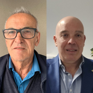 In foto a sinistra Antonio Calcagno e a sinistra Massimo Ravera