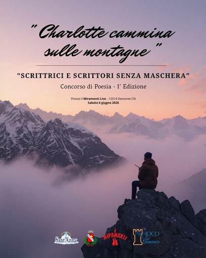 A Demonte nasce il premio di poesia “Charlotte cammina sulle montagne”