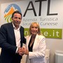 Gabriella Giordano con il presidente uscente Bernardi