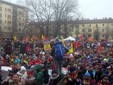SAluzzo, Piazza Garibaldi, la manifestazione di Libera Piemonte