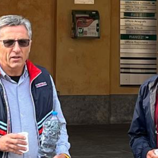 I consiglieri di opposizione Flavio Fraire e Giancarlo Panero