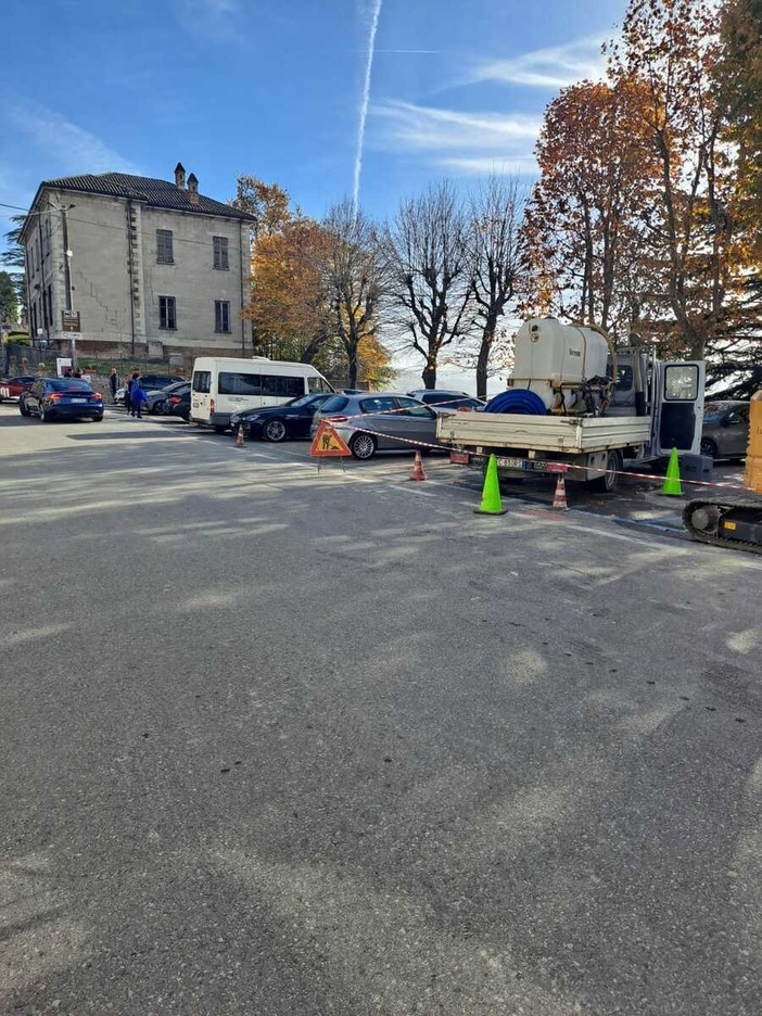 Piazza Cavour prima dei lavori