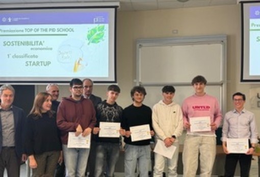 Studenti di LOGISTICA e di INFORMATICA dell’ITIS Delpozzo di Cuneo premiati al concorso “Top of the Pid School” della CCIAA
